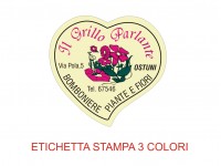 Etichette adesive per fioristi, fiorai e vivaisti (mm 36x34)  (cod.26G)